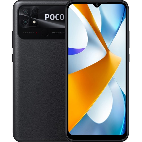 Смартфон Xiaomi POCO C40 3/32GB (Global Version) Power Black (заряженный черный) 