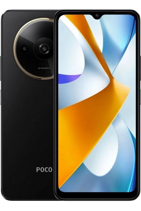 Смартфон Xiaomi POCO C61 4/128GB Black (черный) 
