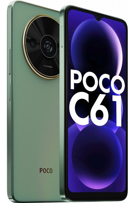 Смартфон Xiaomi POCO C61 4/128GB Green (зеленый) 6