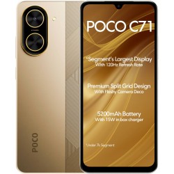 Смартфон Xiaomi Poco C71 4/128GB (NFC) (RU/A) Gold (золотой)