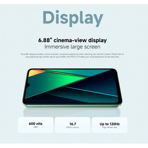 Смартфон Xiaomi Poco C75 8/256GB (NFC) (RU/A) Black (черный) 6