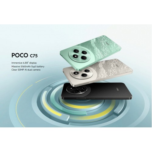 Смартфон Xiaomi Poco C75 8/256GB (NFC) (RU/A) Gold (золотой) 6