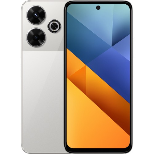 Смартфон Xiaomi POCO M6 6/128GB (NFC) (RU/A) Silver (серебристый) 
