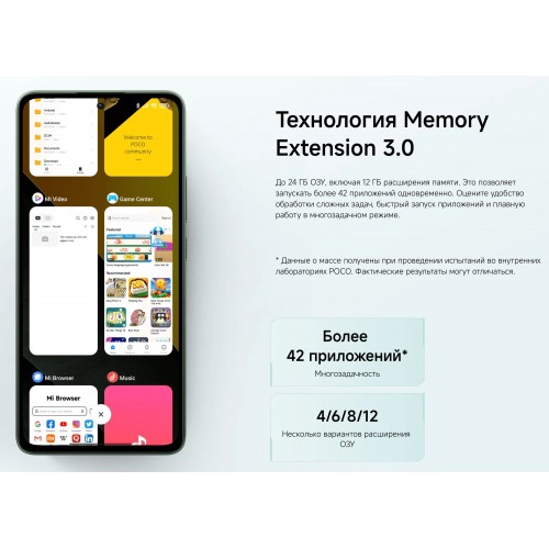 Смартфон Xiaomi POCO M7 Pro 5G 12/512GB (NFC) (Global Version) Black (черный) 8