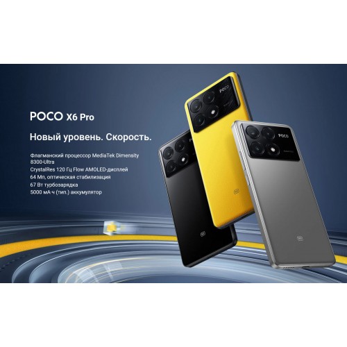 Смартфон Xiaomi POCO X6 Pro 5G 8/256GB (NFC) (RU/A) Grey (серый) 7