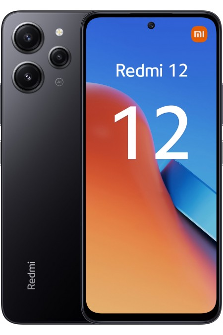 Смартфон Xiaomi Redmi 12 4/128GB (NFC) Midnight Black (полночный черный) 