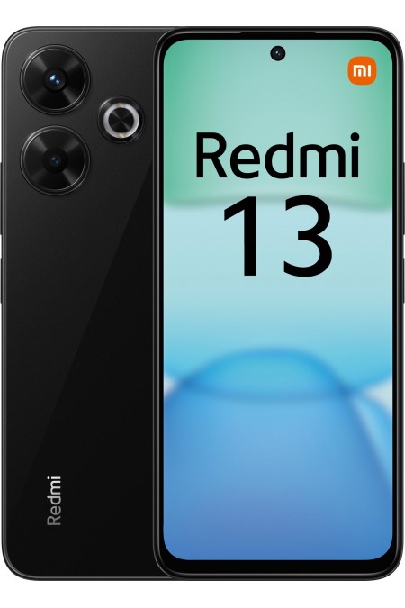 Смартфон Xiaomi Redmi 13 6/128GB (NFC) Midnight Black (полночный черный) 