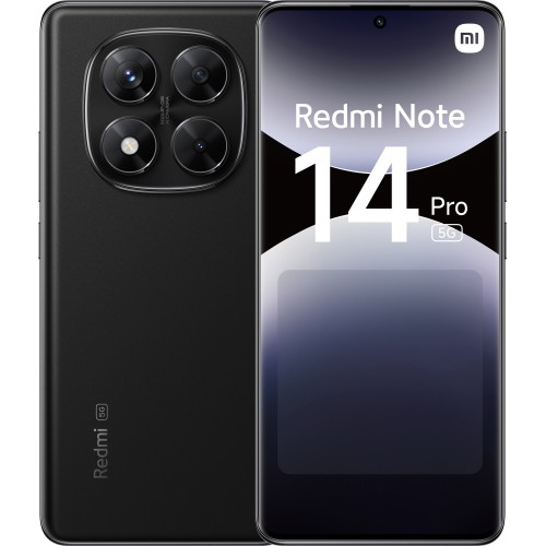 Смартфон Xiaomi Redmi Note 14 Pro 5G 12/256GB (NFC) (Global Version) Midnight Black (полночный черный) 