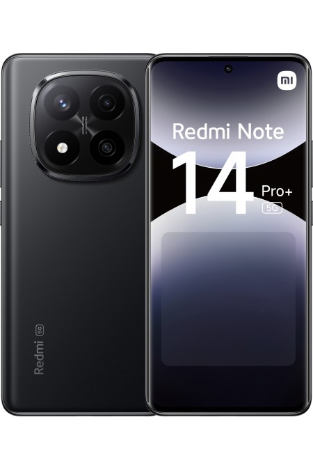 Смартфон Xiaomi Redmi Note 14 Pro+ 4G 12/256GB (NFC) Midnight Black (полночный черный) 