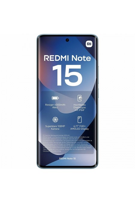Смартфон Xiaomi Redmi Note 15 8/128GB Glacier Blue (синий) 1