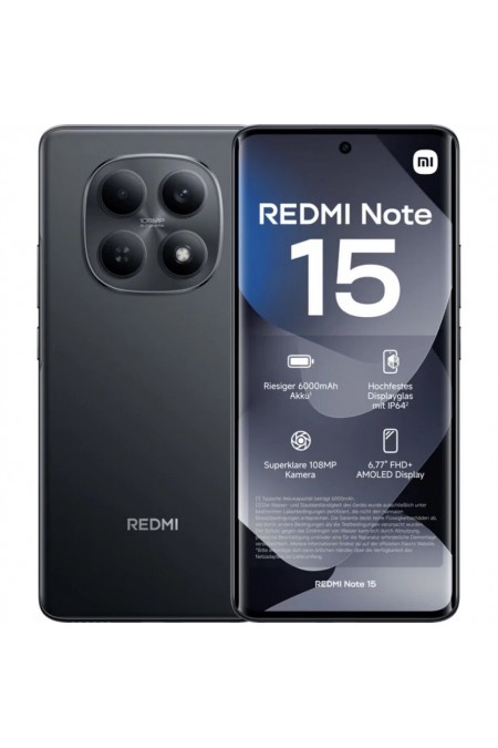 Смартфон Xiaomi Redmi Note 15 8/256GB Black (черный) 