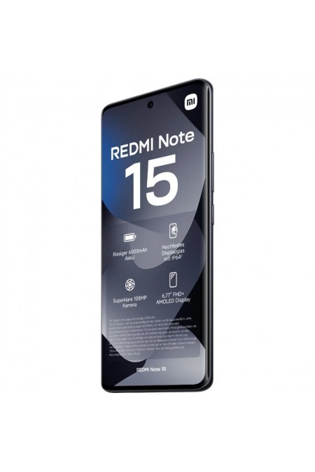 Смартфон Xiaomi Redmi Note 15 8/256GB Black (черный) 2