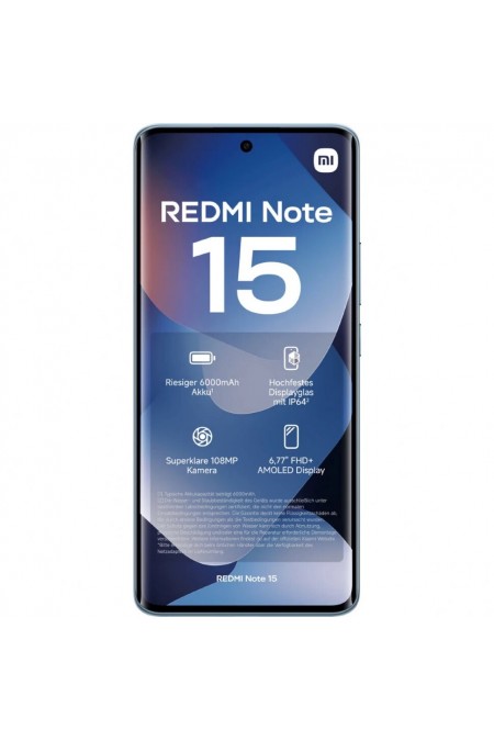 Смартфон Xiaomi Redmi Note 15 8/256GB Glacier Blue (синий) 1
