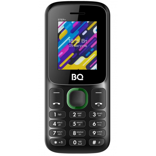 Телефон BQ 1848 Step+ Black/Green (черный/зеленый) 6