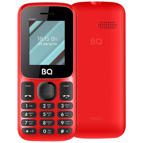 Телефон BQ 1848 Step+ Red/Black (красный/черный) 