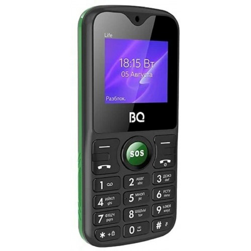 Телефон BQ 1853 Life Black/Green (черный/зеленый) 3