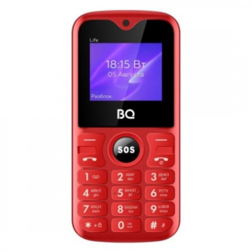 Телефон BQ 1853 Life Red/Black (красный/черный) 