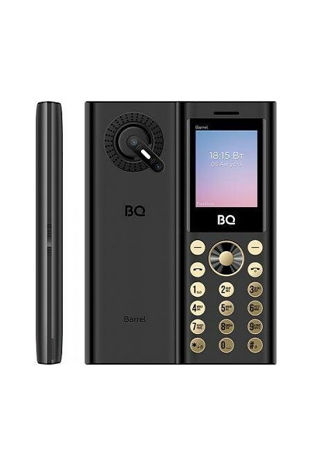 Телефон BQ 1858 Barrel Black/Gold (черный/золотой) 