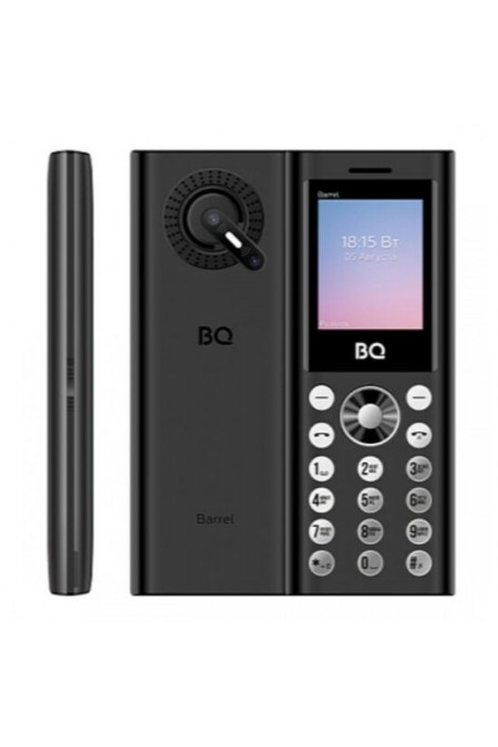 Телефон BQ 1858 Barrel Black/Silver (черный/серебристый) 