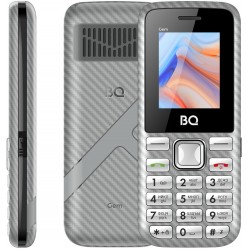 Телефон BQ 1860 Gem (без СЗУ в комплекте) Grey (серый)