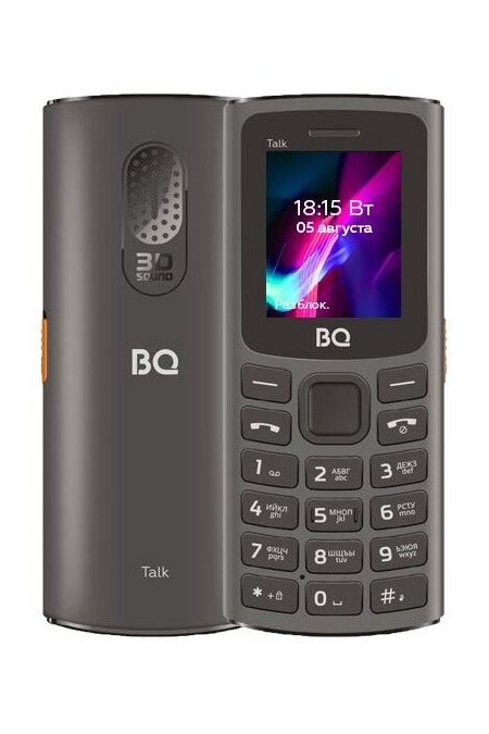 Телефон BQ 1862 Talk Grey (серый) 