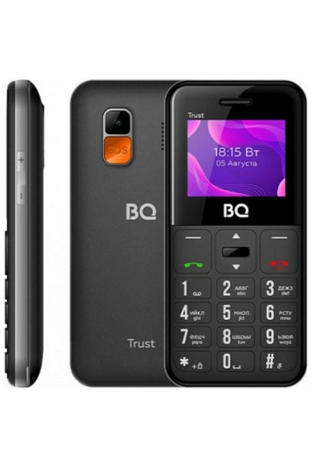 Телефон BQ 1866 Trust Black (черный) 