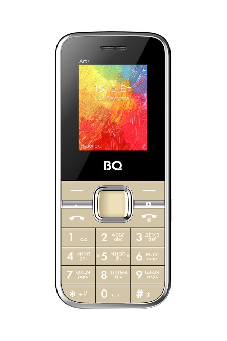 Телефон BQ 1868 Art+ Gold (золотой) 3