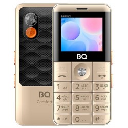 Телефон BQ 2006 Comfort Gold/Black (золотой/черный)