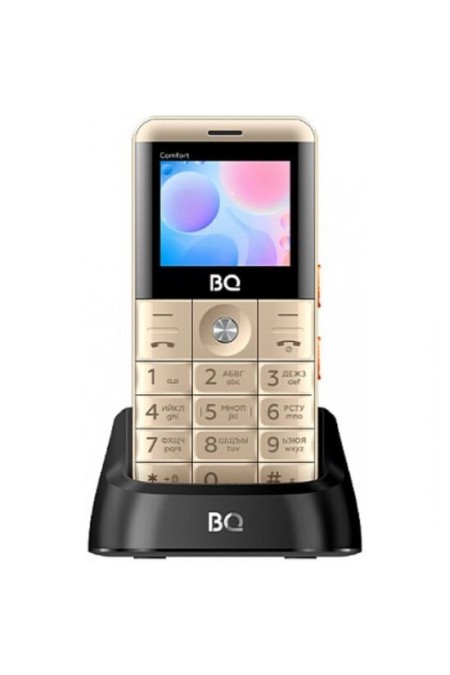 Телефон BQ 2006 Comfort Gold/Black (золотой/черный) 3