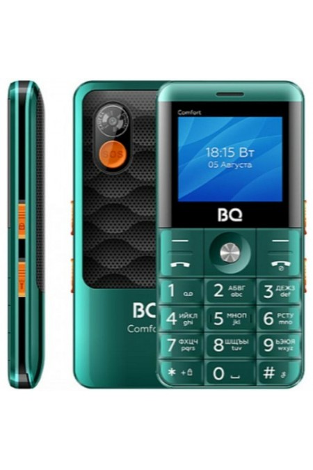 Телефон BQ 2006 Comfort Green/Black (зеленый/черный) 