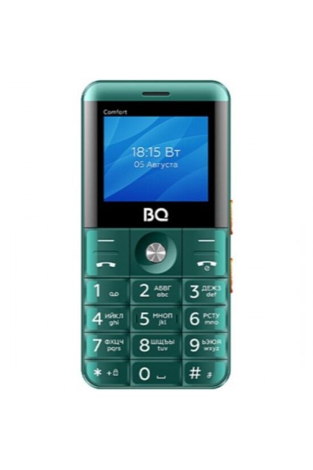Телефон BQ 2006 Comfort Green/Black (зеленый/черный) 1