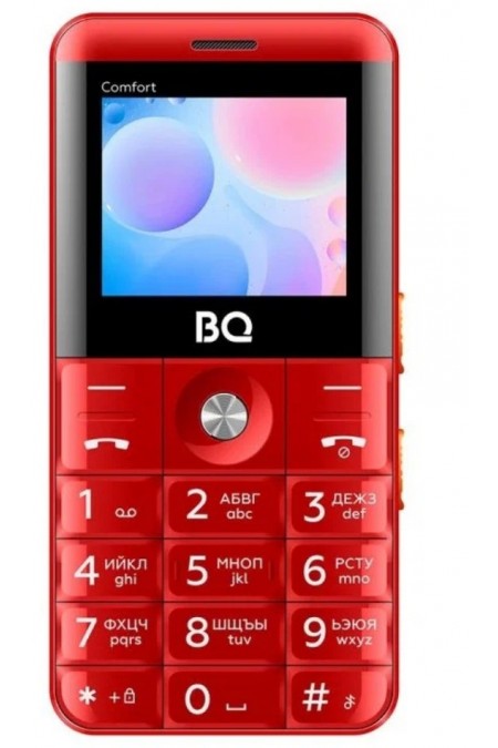 Телефон BQ 2006 Comfort Red/Black (красный/черный) 6