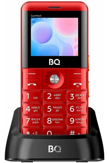 Телефон BQ 2006 Comfort Red/Black (красный/черный) 8