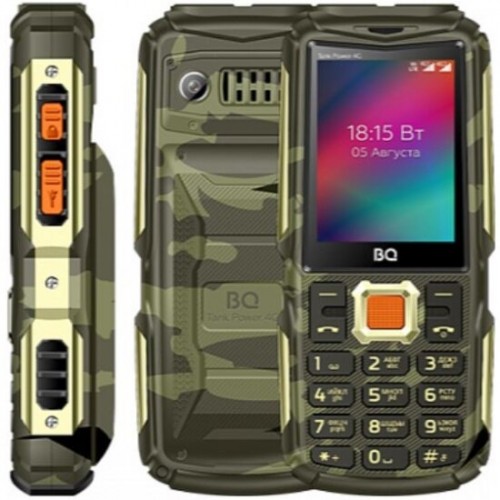 Телефон BQ 2410L Tank Power 4G Camouflage/Gold (камуфляж/золотой) 