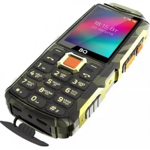 Телефон BQ 2410L Tank Power 4G Camouflage/Gold (камуфляж/золотой) 1