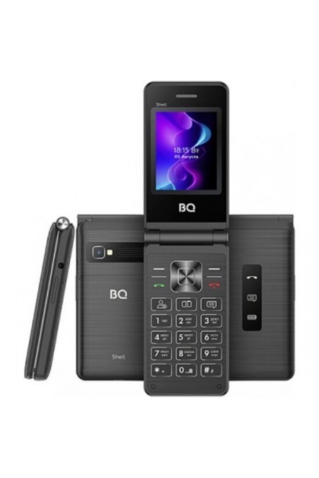 Телефон BQ 2411 Shell Black (черный) 