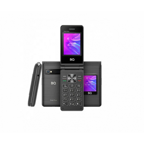 Телефон BQ 2412 Shell Duo Black (черный) 3