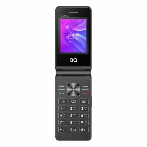 Телефон BQ 2412 Shell Duo Black (черный) 5