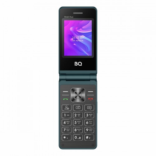 Телефон BQ 2412 Shell Duo Blue (синий) 1