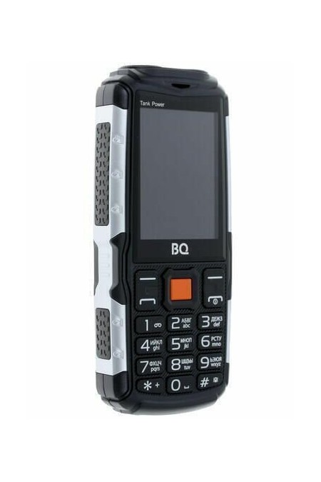 Телефон BQ 2430 Tank Power Black/Silver (черный/серебристый) 1