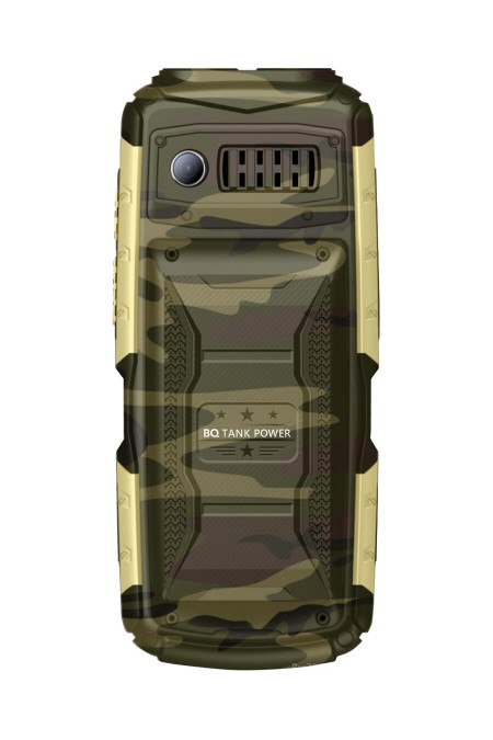 Телефон BQ 2430 Tank Power Camouflage/Gold (камуфляж/золото) 1
