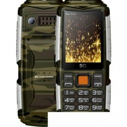 Телефон BQ 2430 Tank Power Camouflage/Silver (камуфляж/серебро)