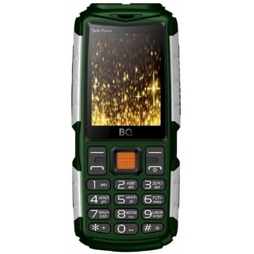 Телефон BQ 2430 Tank Power Green/Silver (зеленый/серебристый) 2