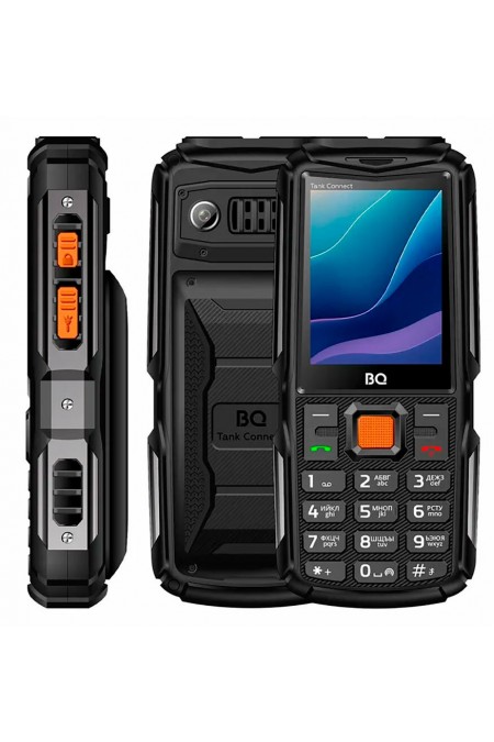 Телефон BQ 2430L Tank Connect Black/Gunmetal (черный/металл) 3
