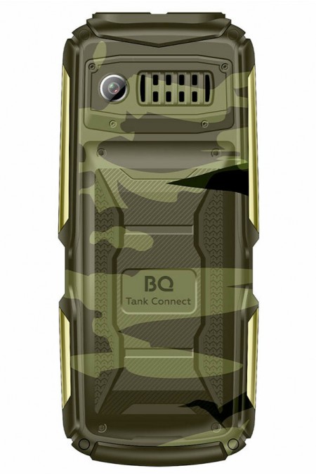 Телефон BQ 2430L Tank Connect Camouflage/Gold (камуфляж/золотой) 1