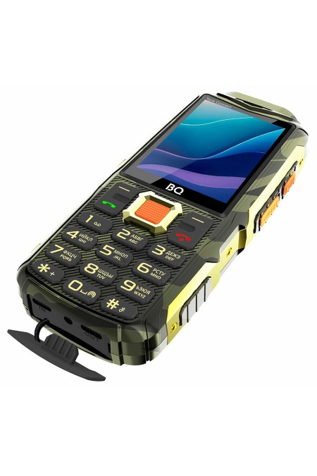 Телефон BQ 2430L Tank Connect Camouflage/Gold (камуфляж/золотой) 2