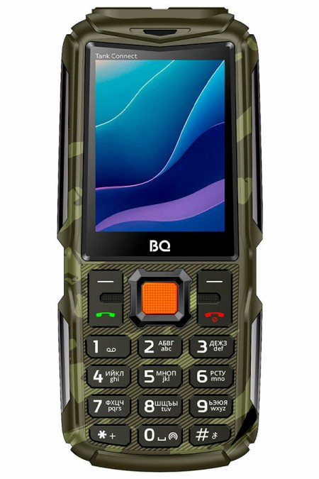 Телефон BQ 2430L Tank Connect Camouflage/Gunmetal (камуфляж/металл) 