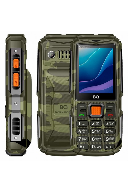 Телефон BQ 2430L Tank Connect Camouflage/Gunmetal (камуфляж/металл) 4