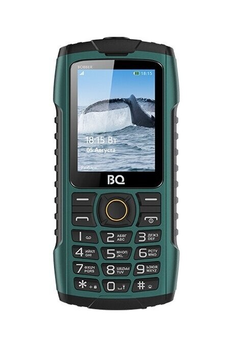Телефон BQ 2439 Bobber Green (зеленый) 1