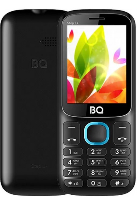 Телефон BQ 2440 Step L+ Black/Blue (черный/синий) 
